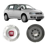 Kit 4x Centro Roda Fiat Stilo 2003 A 2011 Aro 15 Roda