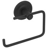 Porta Papel Higiênico Parede Banheiro Metal Inox Black/preto