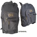 Mochila Esportiva Masculina Lona Extensível C1198