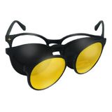 Óculos Troca Lentes Feminino Masculino Redondo 3 Em 1 Lente