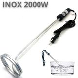 Ebulidor Inox Grande Aquecedor De Água Mergulhão 2000w/220v