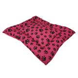 Cama Para Cachorro Patinhas Pink 55x79cm Grande