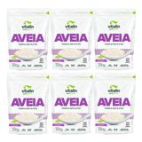 Kit 6 X Farinha De Aveia Integral Sem Glúten Vitalin 200g