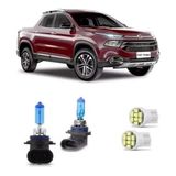 Lampada Super Branca Farol Milha/neblina H8 35w Fiat Toro