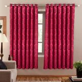 Cortina Jacquard Semi Blackout 2,80m X 1,80m Alt. - Vermelho