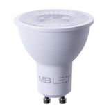 Lampada Led Dicroica Mr16 Gu10 6w 3000k Branco Quente Lup06