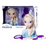 Elsa Boneca Infantil Frozen Ii Styling Heads Disney - Rosita