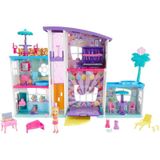 Playset E Boneca Polly Pocket Mega Casa De Supresas Mattel