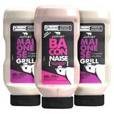 Maionese Grill Defumada Baconnaise Junior Kit 3 Frascos