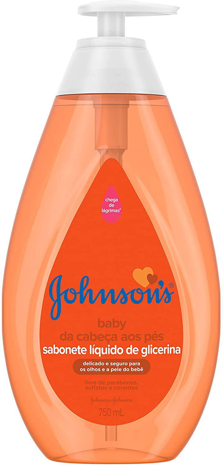 Sabonete Líquido Glicerina Infantil Johnson&#39;s Baby 750ml