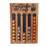 Porta Cápsulas Nespresso Cor Nogueira - Cantinho Do Café