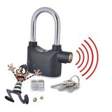 Cadeado Para Bicicleta Blindado Anti Chave Micha Com Alarme