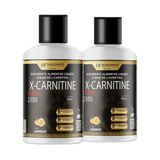 Kit 2 X-carnitine Atena 2300 Cromo 480 Ml Laranja Hf