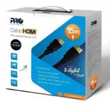 Cabo Hdmi 15m Pro Eletronic Cahd-2000 3d 4k 2.0 Imagens