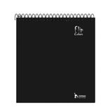 Caderno Tamoio Flip Neutro 160 Folhas Preto