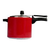 Panela De Pressão Mr. Cook 4,5l Alumínio Polido - Vermelho
