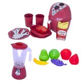 Menino Chefe Kit Cozinha Air Fryer Fruta Liquidificador 19pç