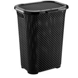 Cesto Organizador Rattan 30 Litros Preto - Monte Líbano