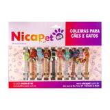 Coleira Strass Com Pingentes Para Gatos - Único