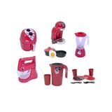 Cozinha Infantil Brinquedo Menino Eletrodomestico Vermelho