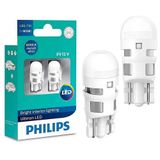 Lâmpada Led Philips 6000k Super Branca T10 W5w - Par