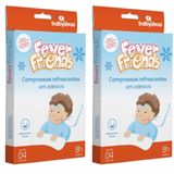 2 Fever Friends - Compressa Refrescante Em Adesivo -babydeas