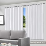 Cortina Blackout Branca - 280x180cm - Para Trilho