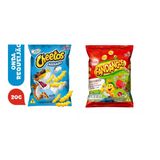 Salgadinhos Cheetos Requeijão + Fandangos Presunto Caixa 30un Total
