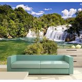 Papel De Parede - Paisagens Cachoeira 2m² Na 58