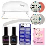 Cabine Sun Mini 6w Uv + Kit Completo Unhas Gel