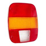 Lente Lanterna Traseira Caminhão Ford Vw Troller Marmita