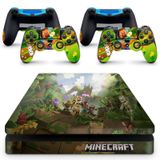 Skin Adesivo Protetor Para Ps4 Slim Minecraft B3