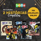 Tex - Combo 595 A 599 - 5 Edições Com 2 Histórias Completas