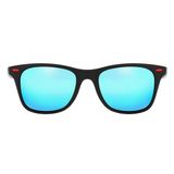 Óculos De Sol Masculino Polarizado Uv400 - Lentes Azuis