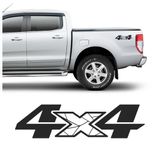 Adesivo Ranger Storm 4x4 Paralama Traseiro 2020 A 2021 Preto