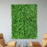 1 Placa Com Folhagens Artificiais Muito Preenchida Para Jardim vertical Trevo Para Decoração Interna 60x40