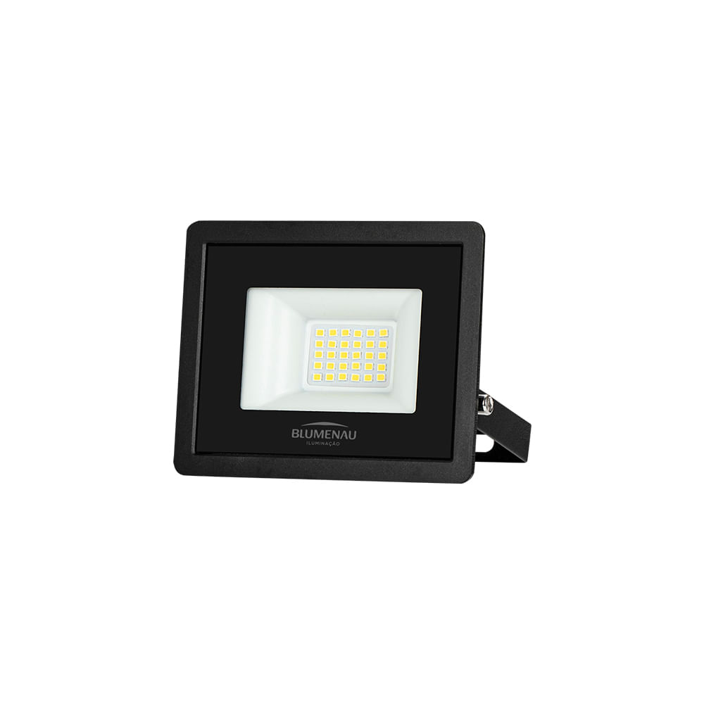 Refletor Blumenau Led Tech Pro 30w Preto Bivolt 6500k Luz Branca 79306000