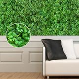 12 Painéis Para Jardim Vertical Artificial Interno 60x40cm Linha Premium Trevo De Alta Qualidade E Fácil De Instalar