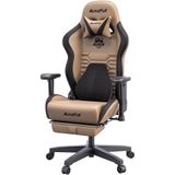 Cadeira De Escritorio Gamer Reclinavel E Ergonomica Com Apoio De Braco Ajustavel, Autofull Af083zpja, Cb, Marrom