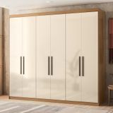 Guarda Roupa Casal 6 Portas 2 Gavetas 100% Mdf London