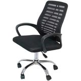 Cadeira Office Cadis Tela Mesh Preta Com Base Rodizio Cromada - 74525