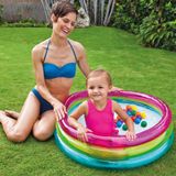 Piscina Inflável De Bolinhas Multi-color 63l - Intex 48674 (caixa Avariada)