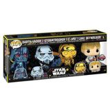 Funko Pop Star Wars Retro Series Edição Especial 4pk -63198