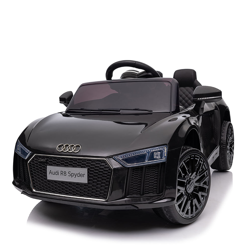 Carro Elétrico Infantil Audi R8 Preto 12v Com Controle Remoto Zippy Toys