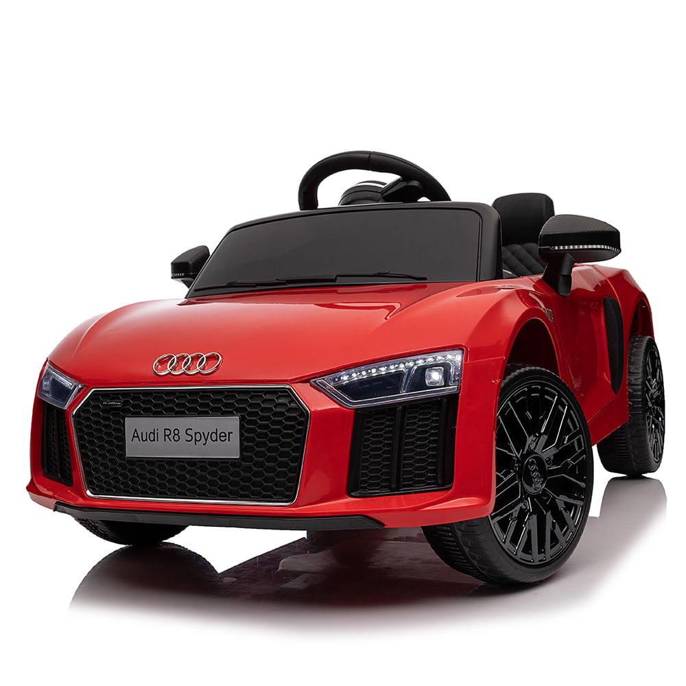 Carro Elétrico Infantil Audi R8 Vermelho 12v Com Controle Remoto Zippy Toys