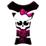 Adesivo Tanque Monster High Caveira Resinado 18cm X 13cm