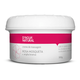 Creme De Massagem Rosa Mosqueta E Argila Branca 300g