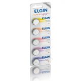 Bateria Moeda Cr2016 3v Pilha Lithium Elgin Com 5 Unidades