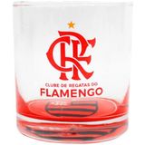 Copo De Vidro Clynder Rocks Flamengo 305 Ml