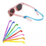 Cordinha Cordão Silicone Óculos Infantil Azul 01 Unidade